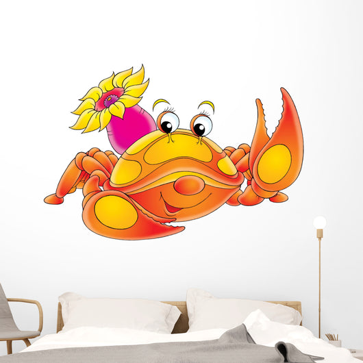 red crab Wall Decal