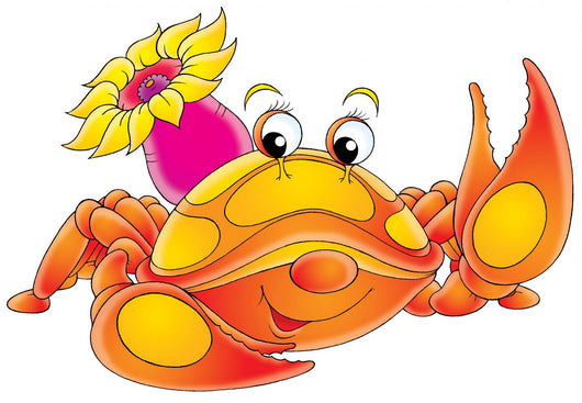 red crab Wall Decal
