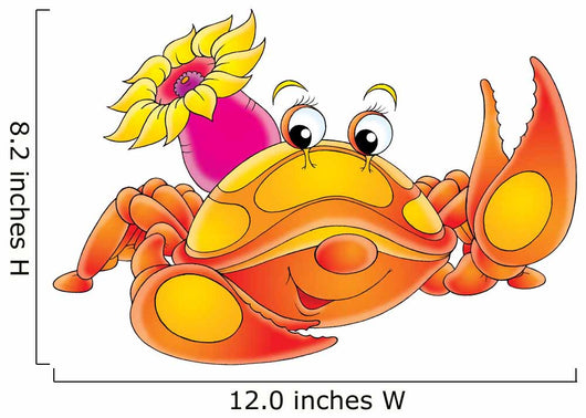 red crab Wall Decal
