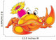 red crab Wall Decal