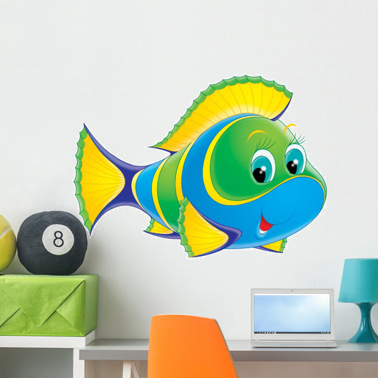 Coral Fish Wall Decal Design 3