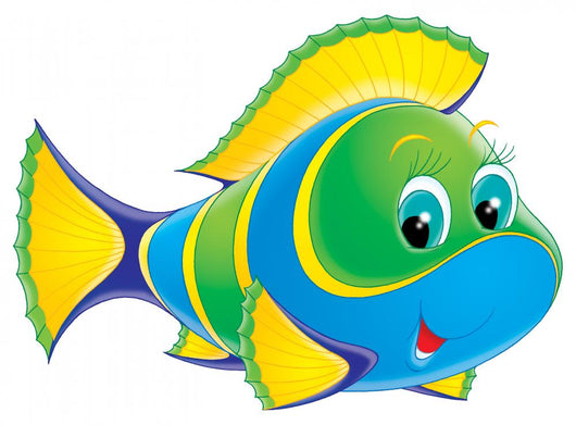 Coral Fish Wall Decal Design 3