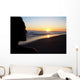 Hawaii, Oahu, Silhouette Of A Female At Sunset Wall Mural