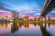 Charleston West Virginia USA River Twilight Wall Decal