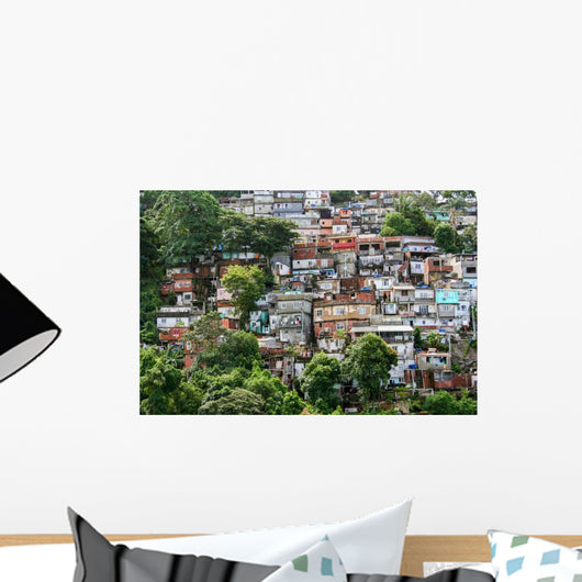 Favela Rio Janeiro Brazil Wall Decal