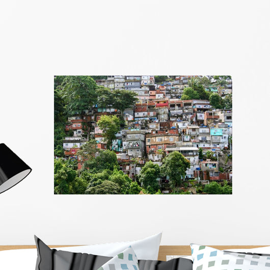 Favela Rio Janeiro Brazil Wall Decal