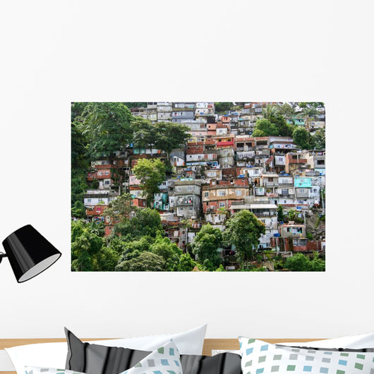 Favela Rio Janeiro Brazil Wall Decal