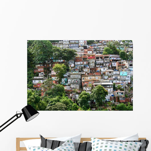 Favela Rio Janeiro Brazil Wall Decal