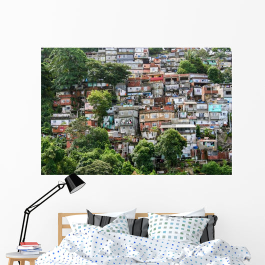 Favela Rio Janeiro Brazil Wall Decal