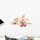 Amusing Chihuahua Puppy With Roses Wall Decal