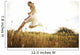 Hawaii, Oahu, Atheltic Male Jogging On An Outdoor Field Walkway Path Wall Mural