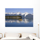 Favorite Passage Kayaking Through Beautiful Mountain Ranges Wall Mural
