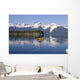 Favorite Passage Kayaking Through Beautiful Mountain Ranges Wall Mural
