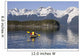 Favorite Passage Kayaking Through Beautiful Mountain Ranges Wall Mural