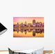 Harrisburg Pennsylvania USA Twilight Skyline Wall Decal