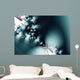 Aqua Abstract Fractal Wall Decal