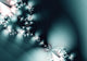 Aqua Abstract Fractal Wall Decal