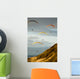 USA, California, Paragliders Flying Over Coast Wall Mural