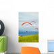 Paragliders Flying Over The Coast For Editorial Use Only Wall Mural