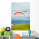 Paragliders Flying Over The Coast For Editorial Use Only Wall Mural