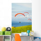 Paragliders Flying Over The Coast For Editorial Use Only Wall Mural