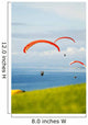 Paragliders Flying Over The Coast For Editorial Use Only Wall Mural