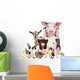 Cute Baby Farm Animals Wall Decal