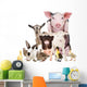 Cute Baby Farm Animals Wall Decal