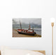 A Fishing Boat Abandoned On The Shore Wall Mural