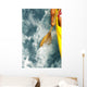 Tahiti, View Of Traveling Outrigger Canoe Wall Mural