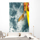 Tahiti, View Of Traveling Outrigger Canoe Wall Mural