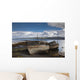 Weathered Boats Abandoned At The Water's Edge Wall Mural
