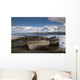 Weathered Boats Abandoned At The Water's Edge Wall Mural