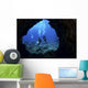 USA, Hawaii Islands, Divers At Entrance To Lava Tube Wall Mural