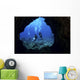 USA, Hawaii Islands, Divers At Entrance To Lava Tube Wall Mural