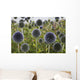 Wildflowers With Purple Heads Wall Mural