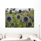 Wildflowers With Purple Heads Wall Mural