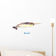Hand Painted Watercolor Narwhal Wall Decal