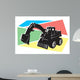 Bulldozer Colured Back Ground
