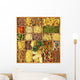 Italian pasta collection in wooden box Wall Mural