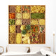 Italian pasta collection in wooden box Wall Mural