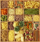 Italian pasta collection in wooden box Wall Mural