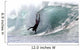 Afternoon Surfing On Large Waves Editorial Use Only Wall Mural