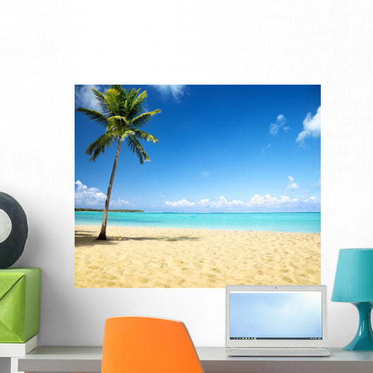 Sea and Coconut Palm