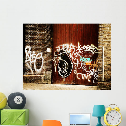 grafitti Wall Mural