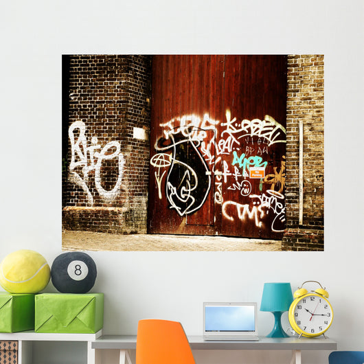 grafitti Wall Mural