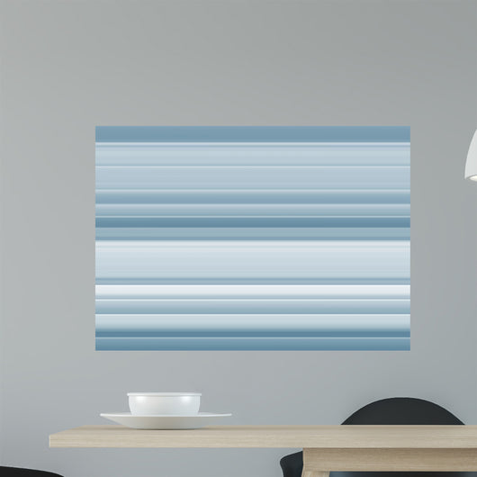Blue Stripes Wall Mural