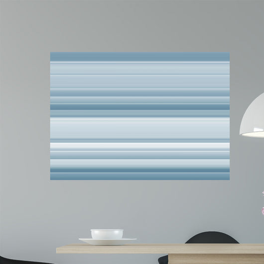 Blue Stripes Wall Mural