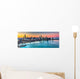 Sunset behind Chicago Winter Wall Decal