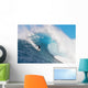 USA, Hawaii Islands, Maui, Surfer On Huge Wave Wall Mural